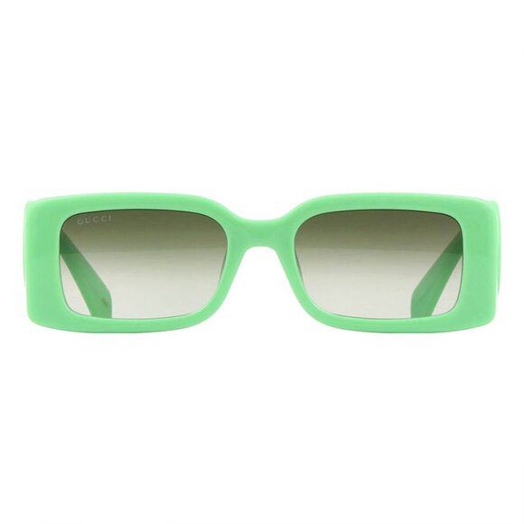 NEW GUCCI SUNGLASSES GUCCI GG1325S 004 GREEN EYEWEAR - Picture 3 of 4